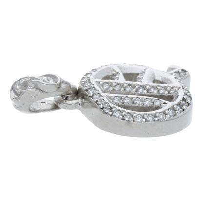Chrome Hearts Q Alphabet Charm PAVE Diamond Size ONE SIZE