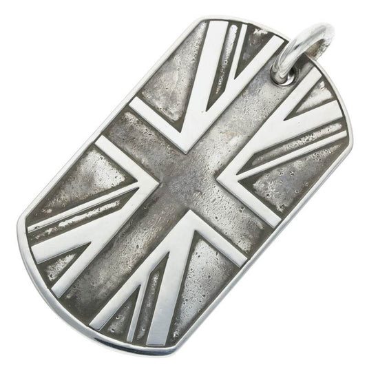 Chrome Hearts Large Dogtag 925 Silver Pendant Size ONE SIZE
