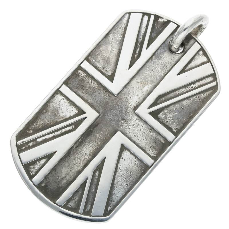 Chrome Hearts Large Dogtag 925 Silver Pendant Size ONE SIZE