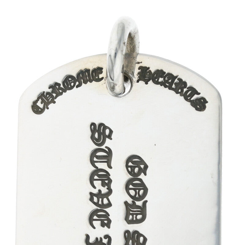 Chrome Hearts Large Dogtag 925 Silver Pendant Size ONE SIZE