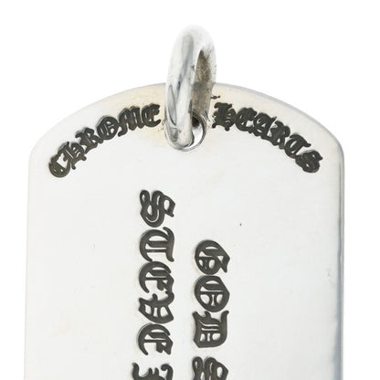 Chrome Hearts Large Dogtag 925 Silver Pendant Size ONE SIZE