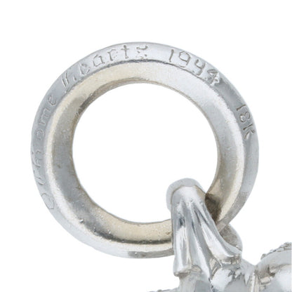 Chrome Hearts BS Fleur PAVE Diamond 18K White Size ONE SIZE