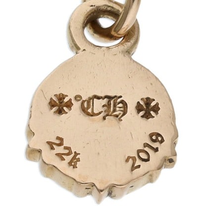 Chrome Hearts Peace Sign Charm 22K Yellow Gold Size ONE SIZE