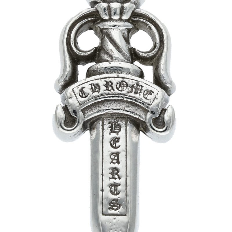 Chrome Hearts Double Dagger 925 Silver Pendant Size ONE SIZE