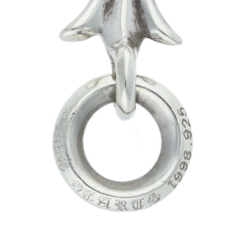 Chrome Hearts Tiny CH Cross Charm 925 Silver Size ONE SIZE