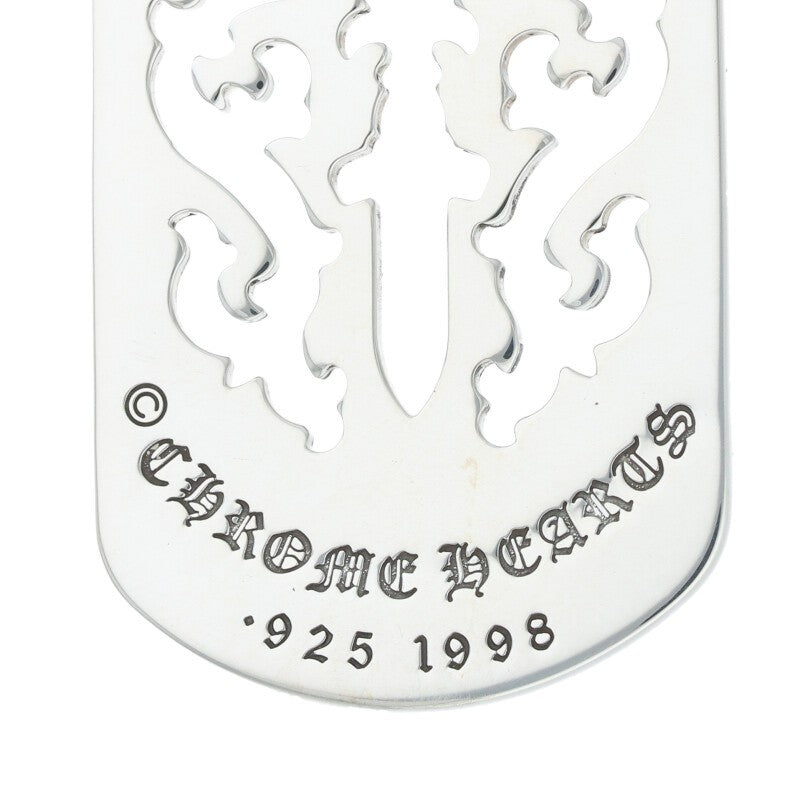 Chrome Hearts Dagger Cutout Large Dog Tag 925 Size ONE SIZE