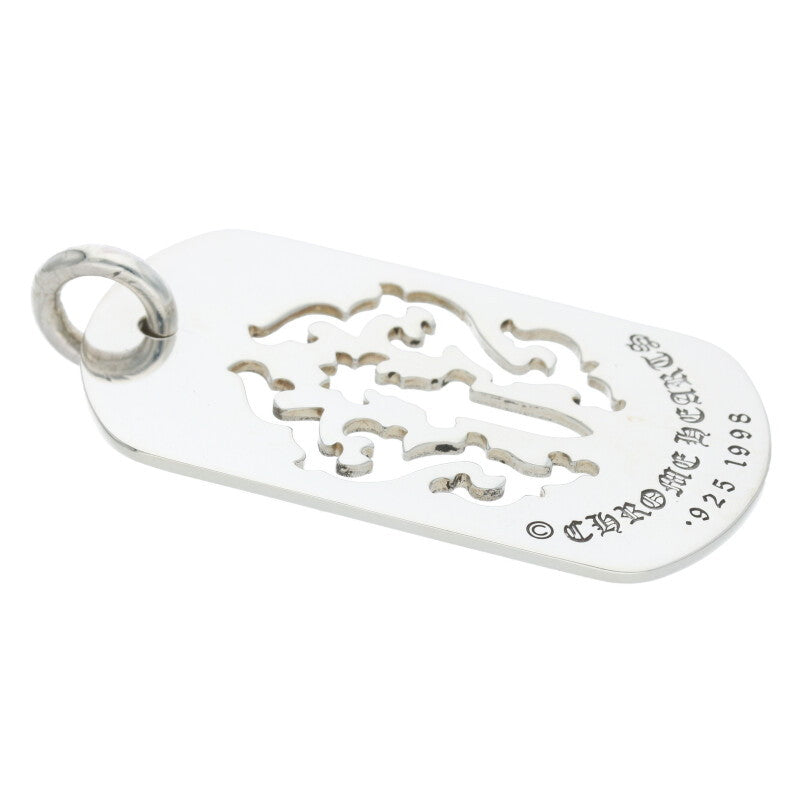 Chrome Hearts Dagger Cutout Large Dog Tag 925 Size ONE SIZE