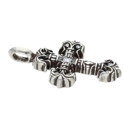 Chrome Hearts Tiny Filigree Pave Diamond 925 Size ONE SIZE