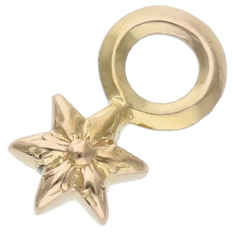 Chrome Hearts 22K Star Stack Charm Gold Size ONE SIZE