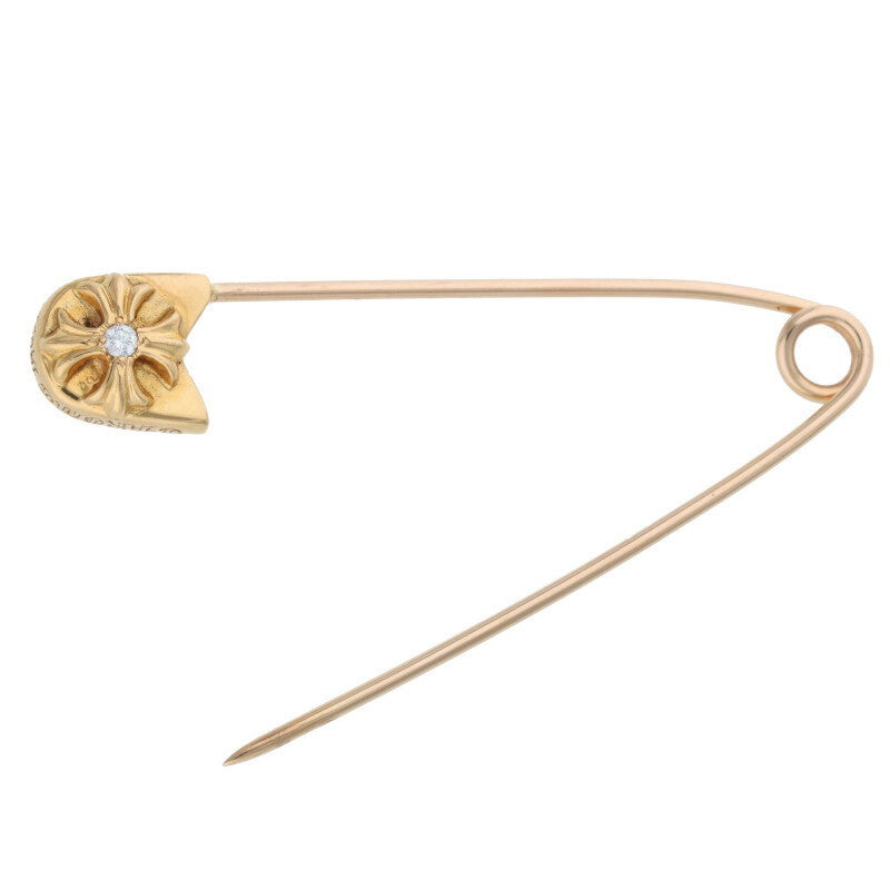 Chrome Hearts 22K Large Safety Pin 1 Diamond Size ONE SIZE