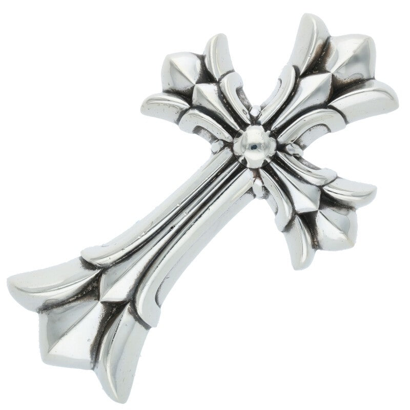Chrome Hearts DBL CH CRS LRG Silver Pendant Size ONE SIZE