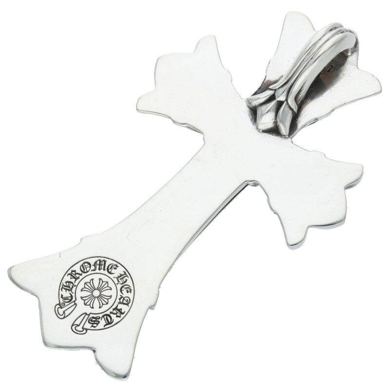Chrome Hearts DBL CH CRS LRG Silver Pendant Size ONE SIZE