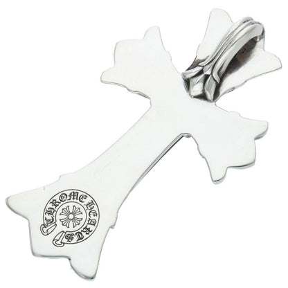 Chrome Hearts DBL CH CRS LRG Silver Pendant Size ONE SIZE