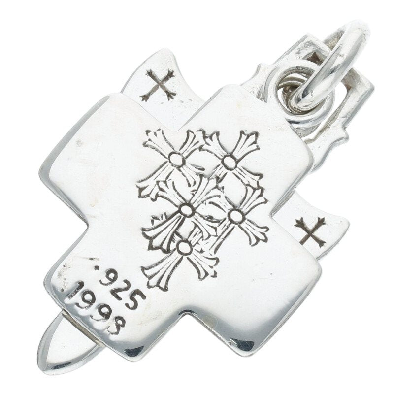 Chrome Hearts 3TRINKETS Old Silver Necklace Size ONE SIZE