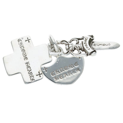Chrome Hearts 3TRINKETS Old Silver Necklace Size ONE SIZE