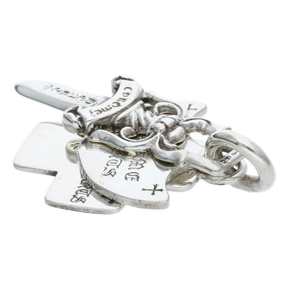 Chrome Hearts 3TRINKETS Old Silver Necklace Size ONE SIZE