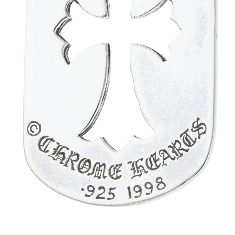 Chrome Hearts Cutout Cross Large Dog Tag Size ONE SIZE