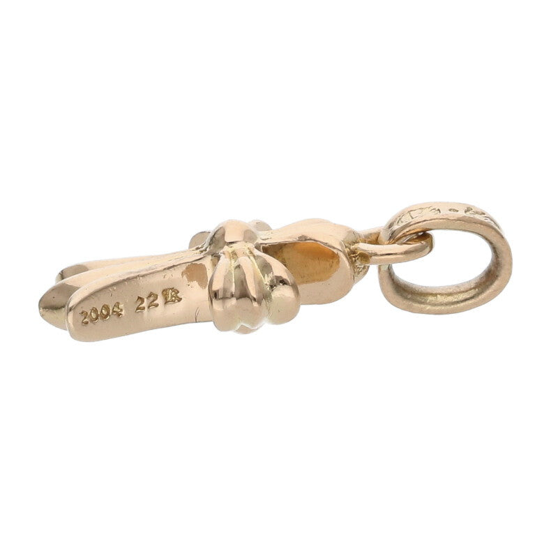 Chrome Hearts 22K Baby Fat Cross Charm Yellow Size ONE SIZE