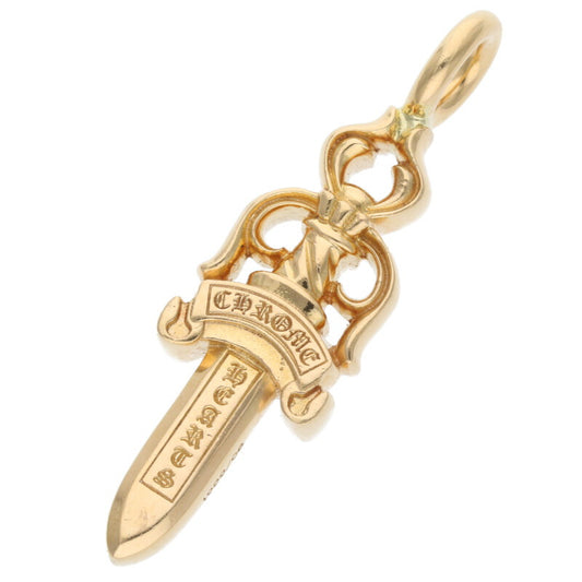 Chrome Hearts 22K Yellow Gold Double Dagger Size ONE SIZE