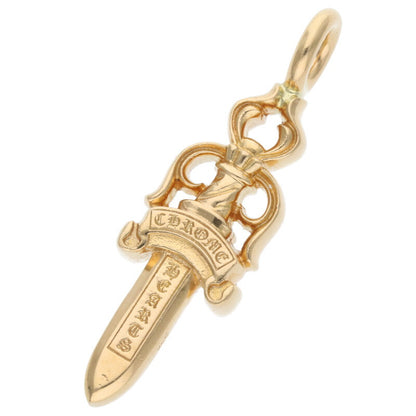Chrome Hearts 22K Yellow Gold Double Dagger Size ONE SIZE