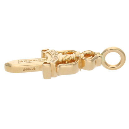 Chrome Hearts 22K Yellow Gold Double Dagger Size ONE SIZE