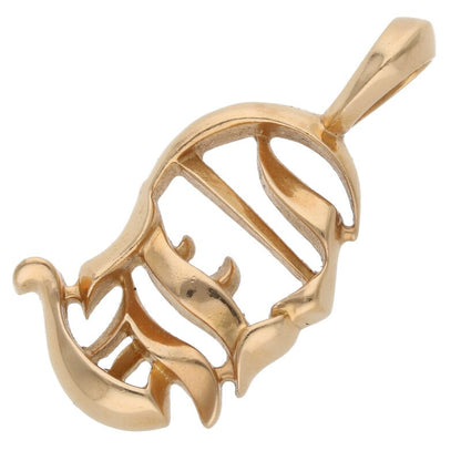 Chrome Hearts 22K Yellow Gold CH Logo Pendant Size ONE SIZE