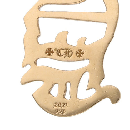 Chrome Hearts 22K Yellow Gold CH Logo Pendant Size ONE SIZE
