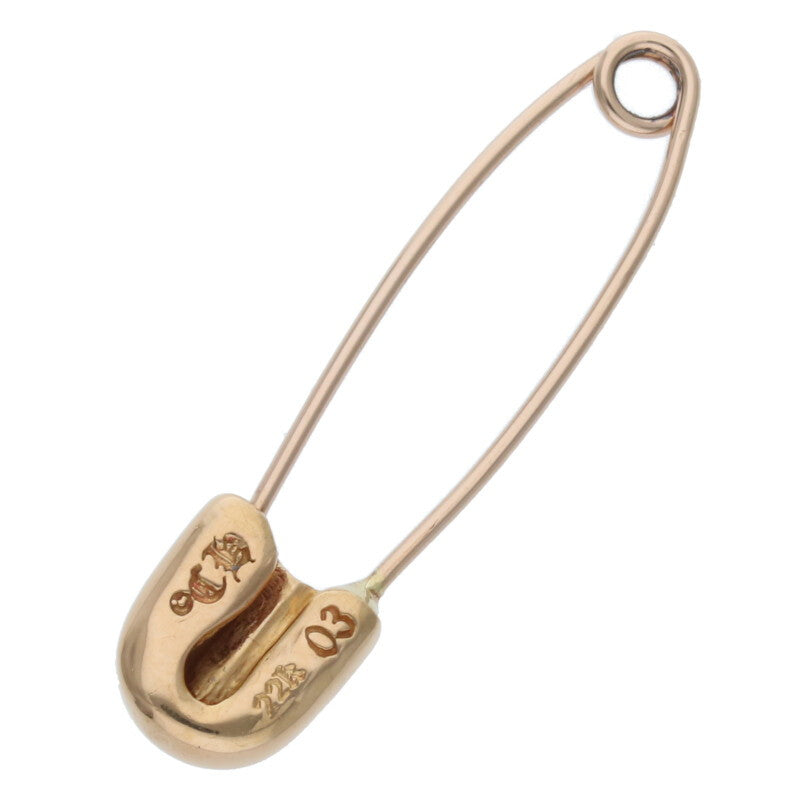 Chrome Hearts 22K Small Safety Pin 1 Emerald Size ONE SIZE