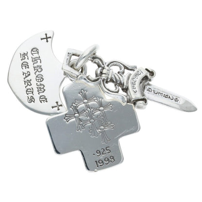 Chrome Hearts Silver 3 Trinkets Pendant Size ONE SIZE