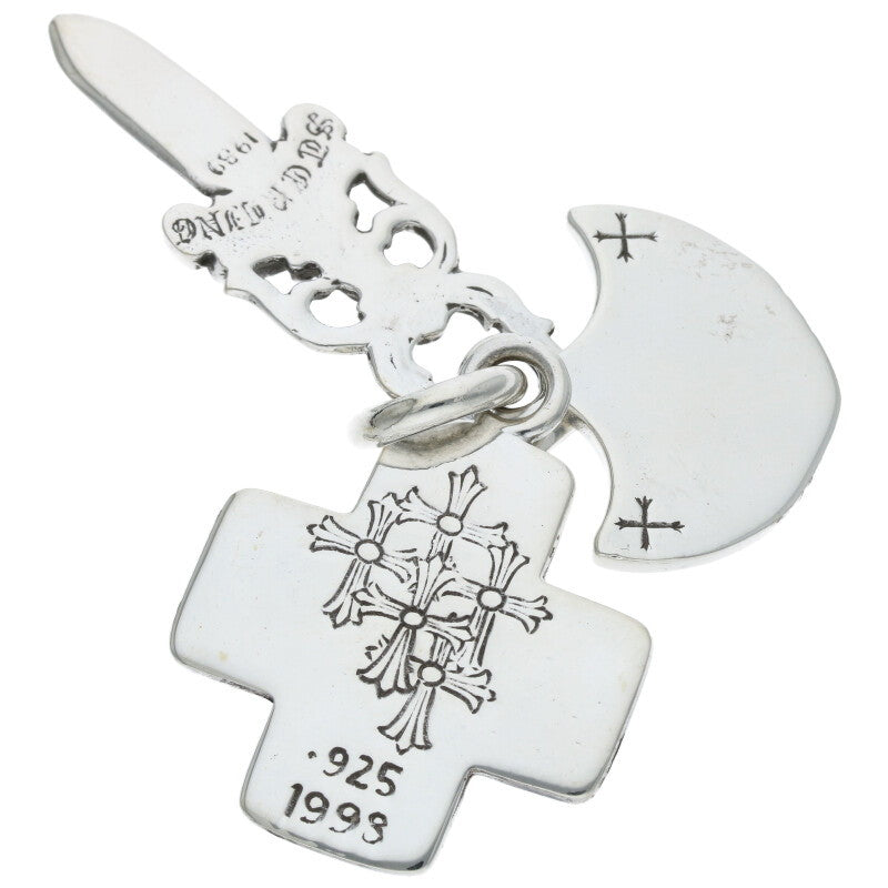 Chrome Hearts Old Silver 3 Trinkets Pendant Size ONE SIZE