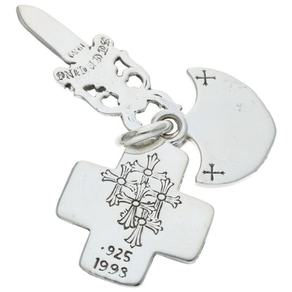 Chrome Hearts Old Silver 3 Trinkets Pendant Size ONE SIZE