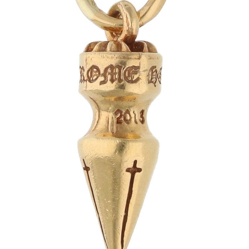 Chrome Hearts 22K Spike Charm Yellow Gold Size ONE SIZE