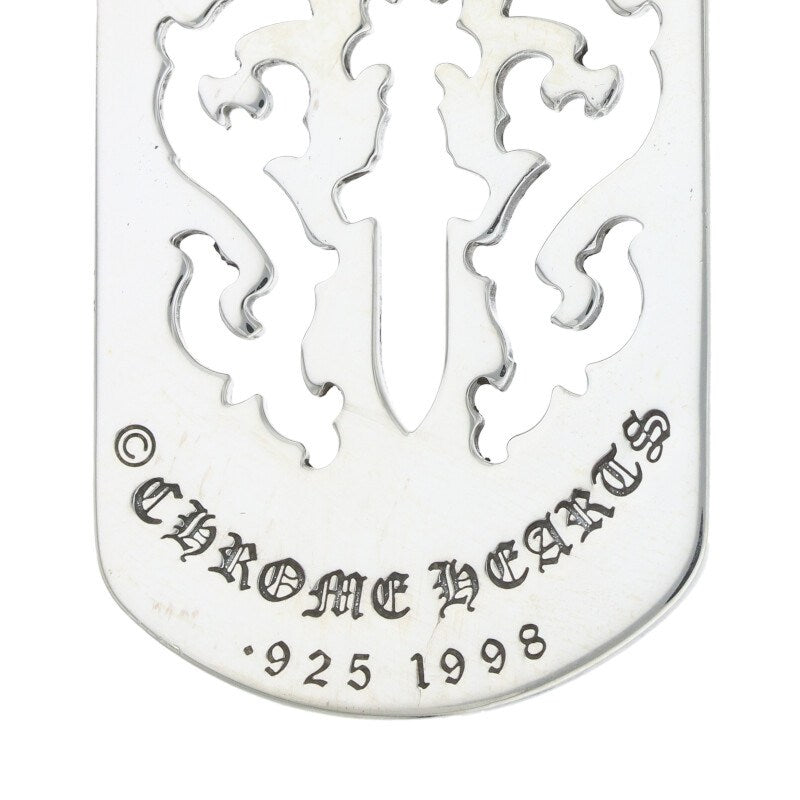 Chrome Hearts Large Dagger Cutout Dog Tag Size ONE SIZE
