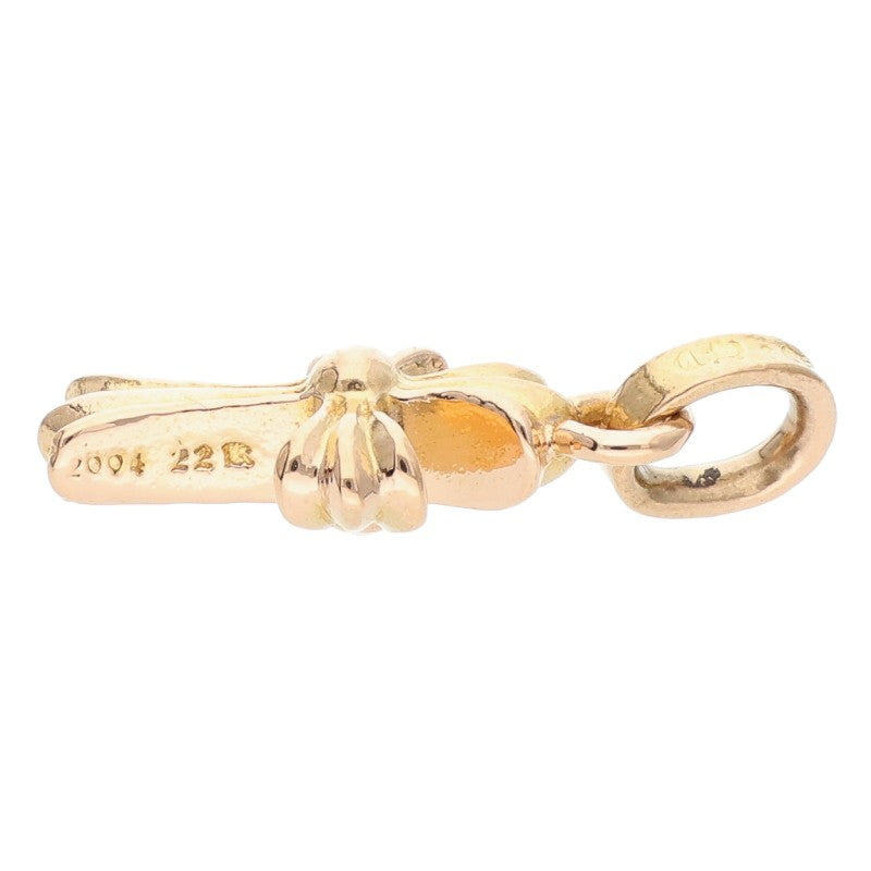 Chrome Hearts 22K Babyfat Cross Charm Yellow Size ONE SIZE