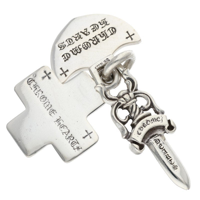 Chrome Hearts 3TRINKETS Silver Pendant Size ONE SIZE