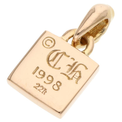 Chrome Hearts 22K FRAMED CH PLUS 1DIA YG Charm Size ONE SIZE