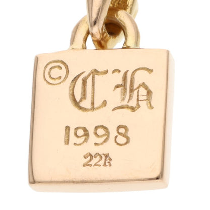 Chrome Hearts 22K FRAMED CH PLUS 1DIA YG Charm Size ONE SIZE