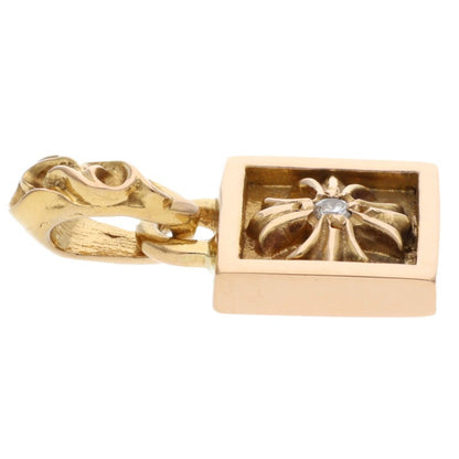 Chrome Hearts 22K FRAMED CH PLUS 1DIA YG Charm Size ONE SIZE