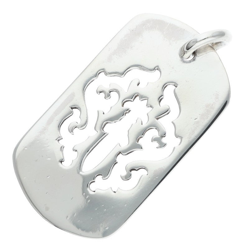 Chrome Hearts Large Dagger Dog Tag Silver Size ONE SIZE