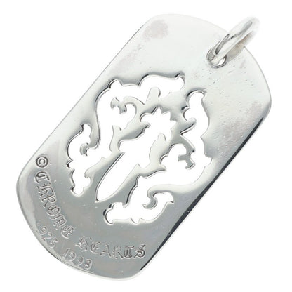 Chrome Hearts Large Dagger Dog Tag Silver Size ONE SIZE