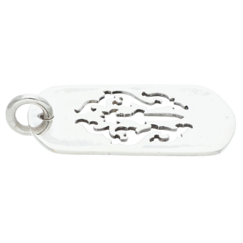 Chrome Hearts Large Dagger Dog Tag Silver Size ONE SIZE