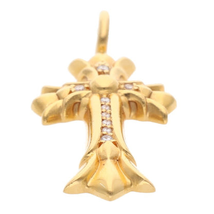 Chrome Hearts 22K DBL CH CRS P DMND Pave Size ONE SIZE