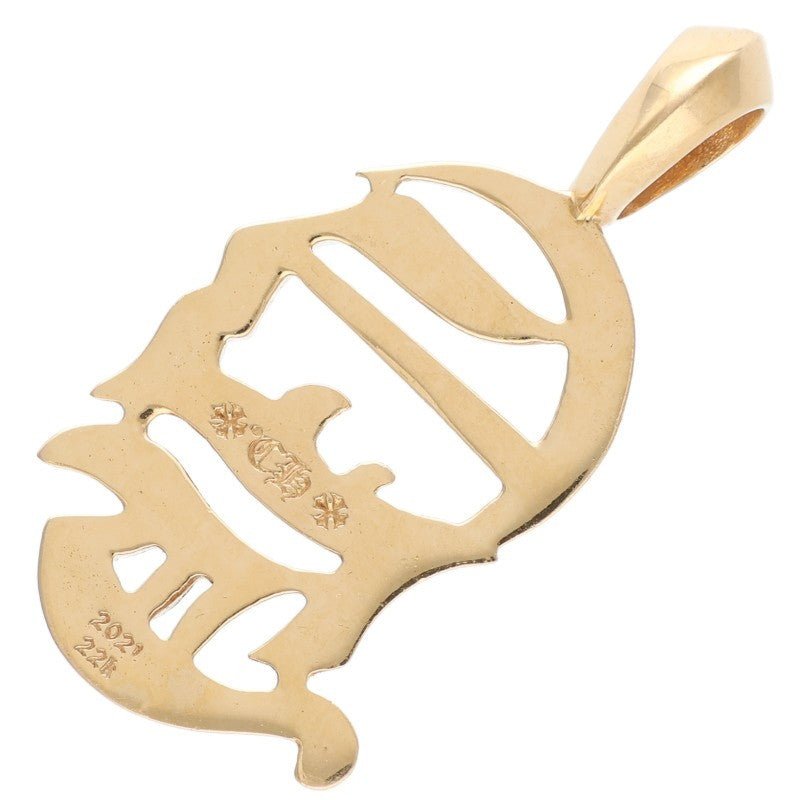 Chrome Hearts 22K CH Logo Pendant Yellow Gold Size ONE SIZE