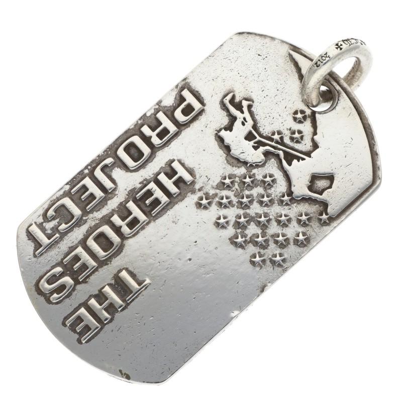 Chrome Hearts Heroes Project Large Dog Tag 925 Size ONE SIZE