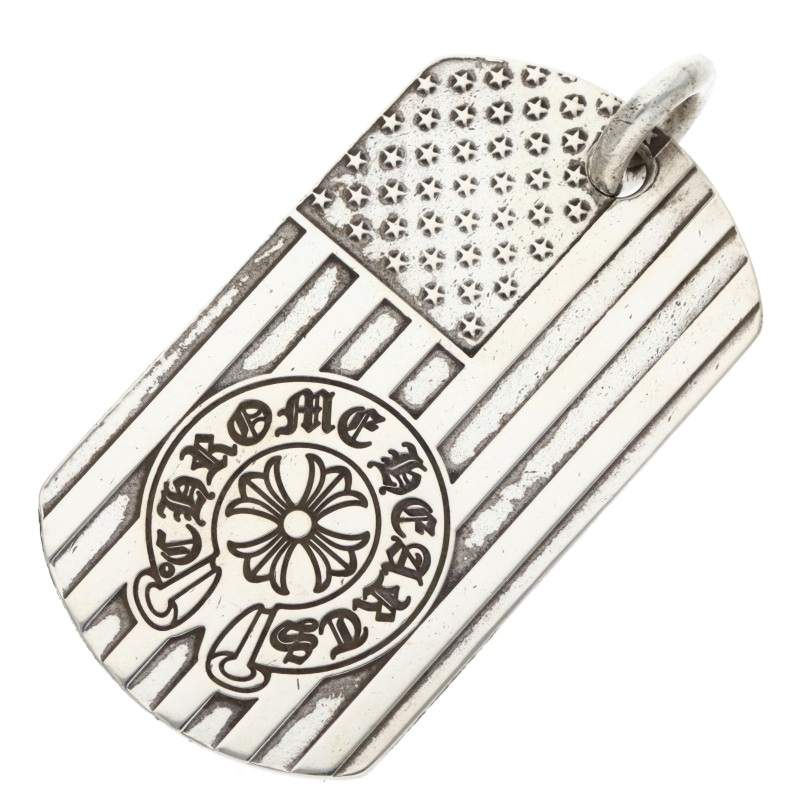 Chrome Hearts Heroes Project Large Dog Tag 925 Size ONE SIZE