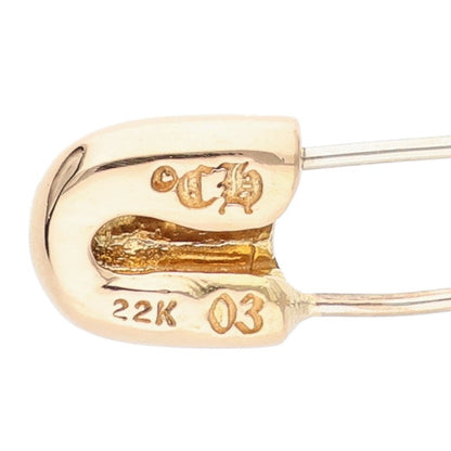 Chrome Hearts 22K Small Safety Pin Yellow Gold Size ONE SIZE