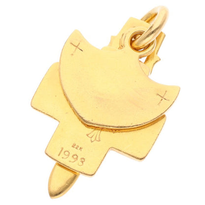 Chrome Hearts 22K 3 Trinkets Pendant Yellow Size ONE SIZE