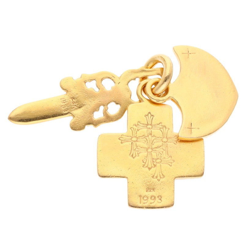 Chrome Hearts 22K 3 Trinkets Pendant Yellow Size ONE SIZE
