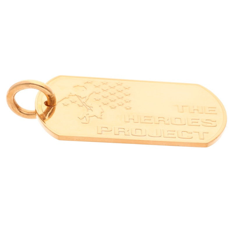 Chrome Hearts 22K Large Dog Tag Yellow Gold Size ONE SIZE