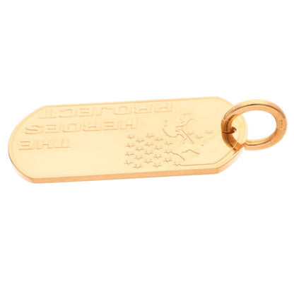Chrome Hearts 22K Large Dog Tag Yellow Gold Size ONE SIZE
